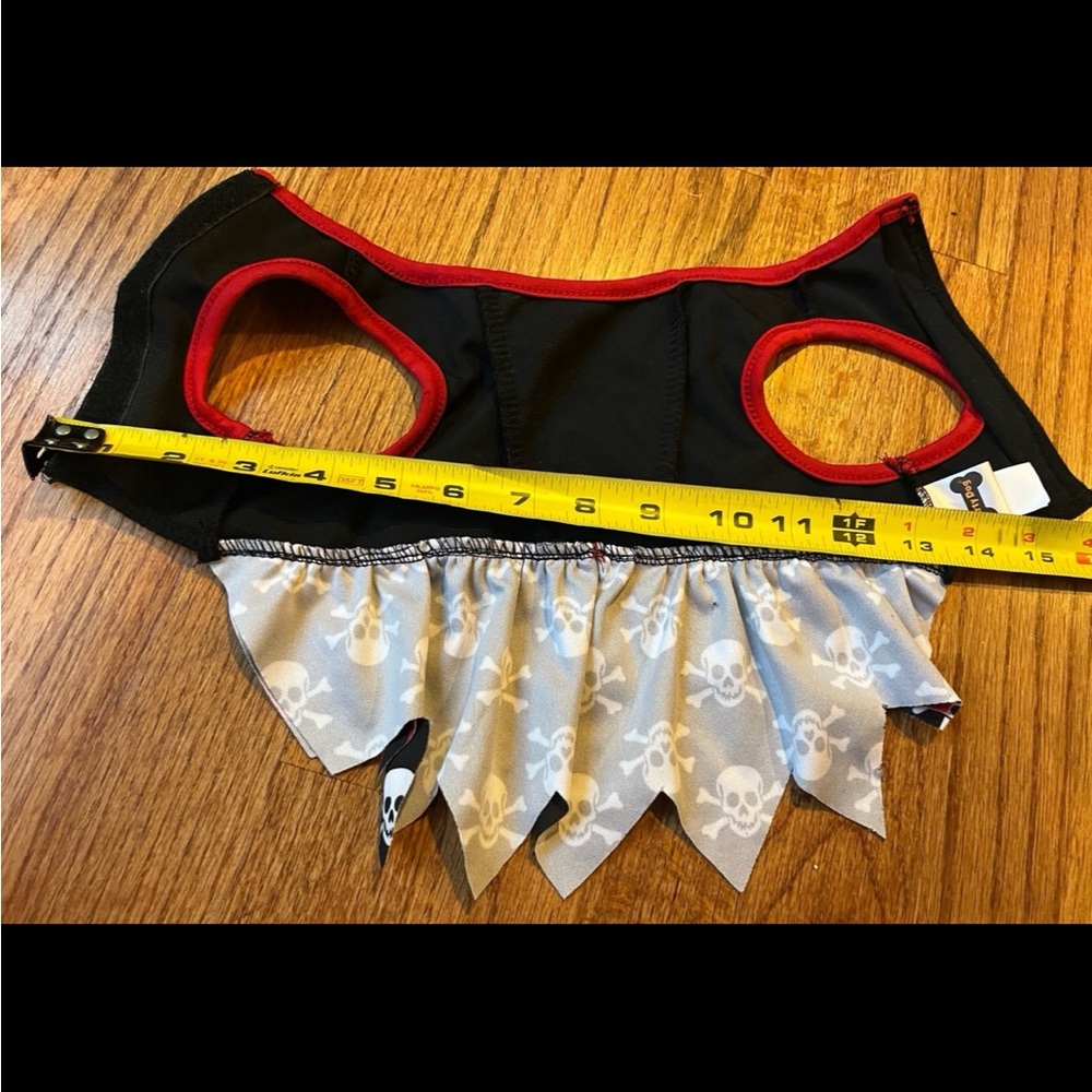Party dog Pirate Skull Dog Costume - Picture 5 of 5